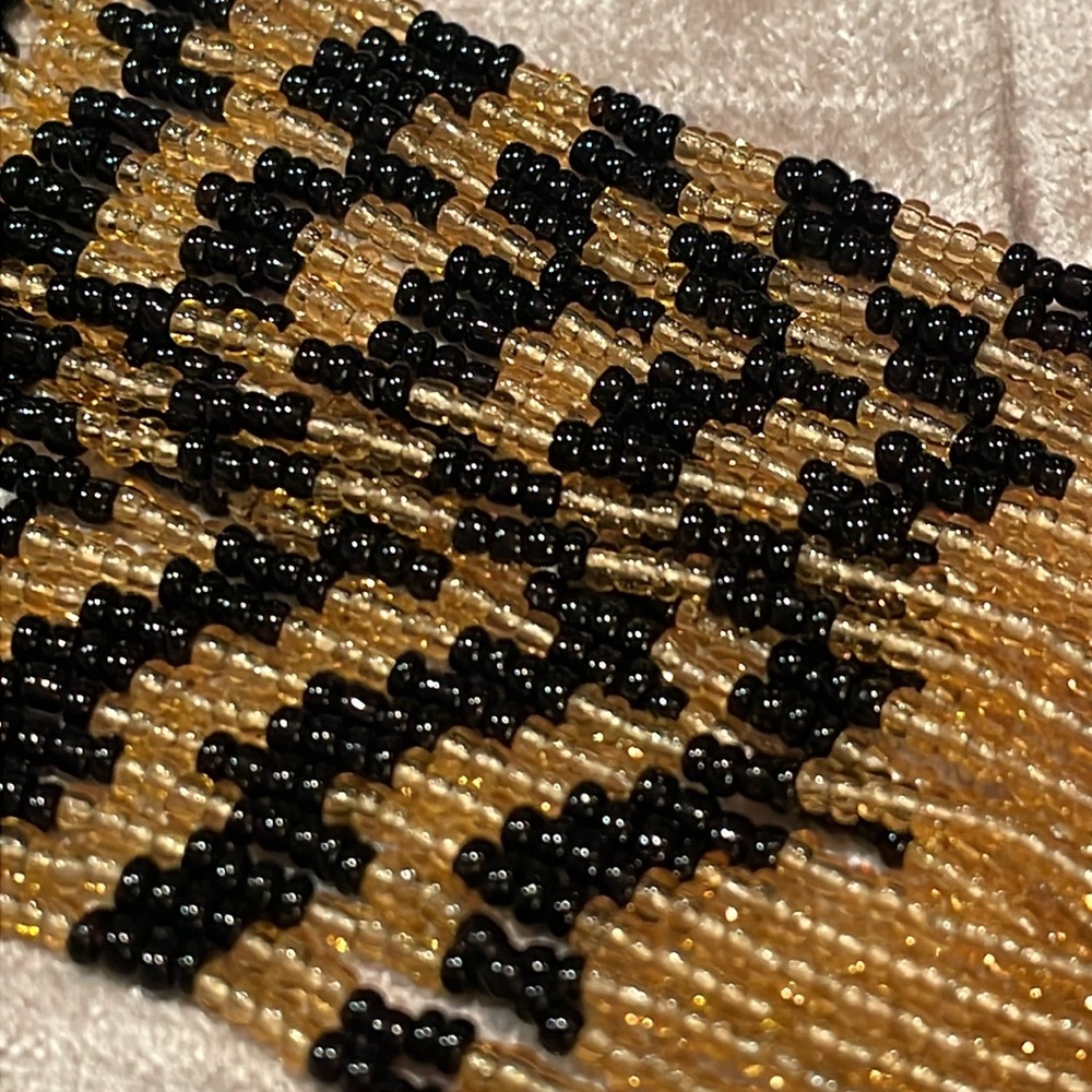 Native American Beaded Necklace 34” - Picture 10 of 10